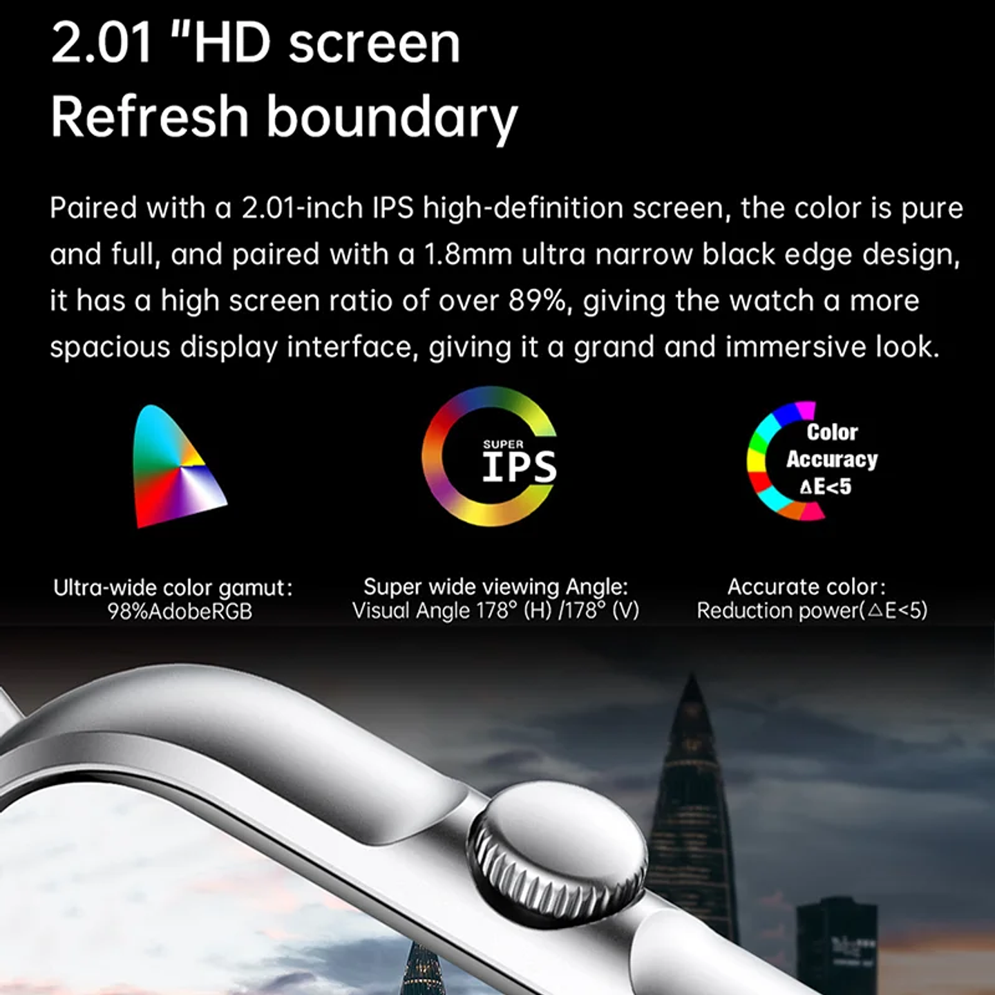 2025 2.01'' Smart Watch Bluetooth Call Play Music Smartwatch
 2