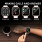 1.83'' Waterproof Smart Watch with Message Answer Call Sleep Monitoring Sports 
 - Miniatura 4