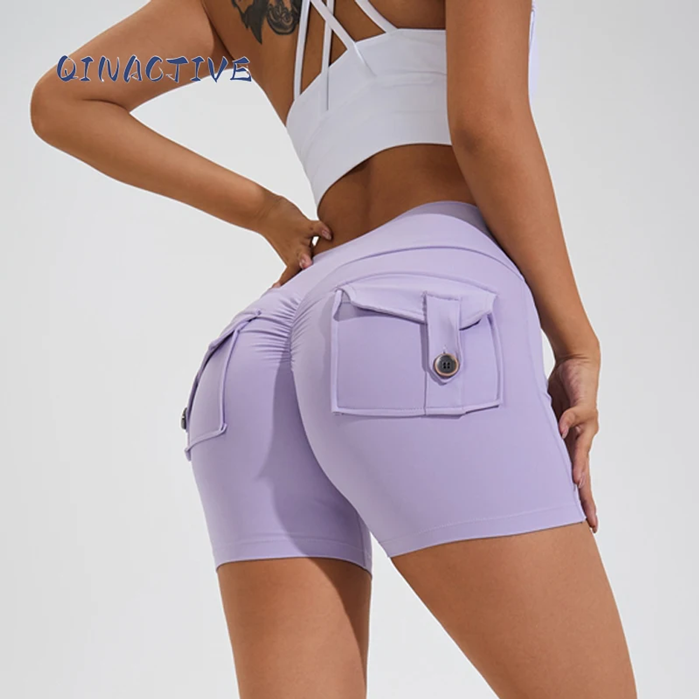 QINACTIVE Yoga Shorts for Women  1