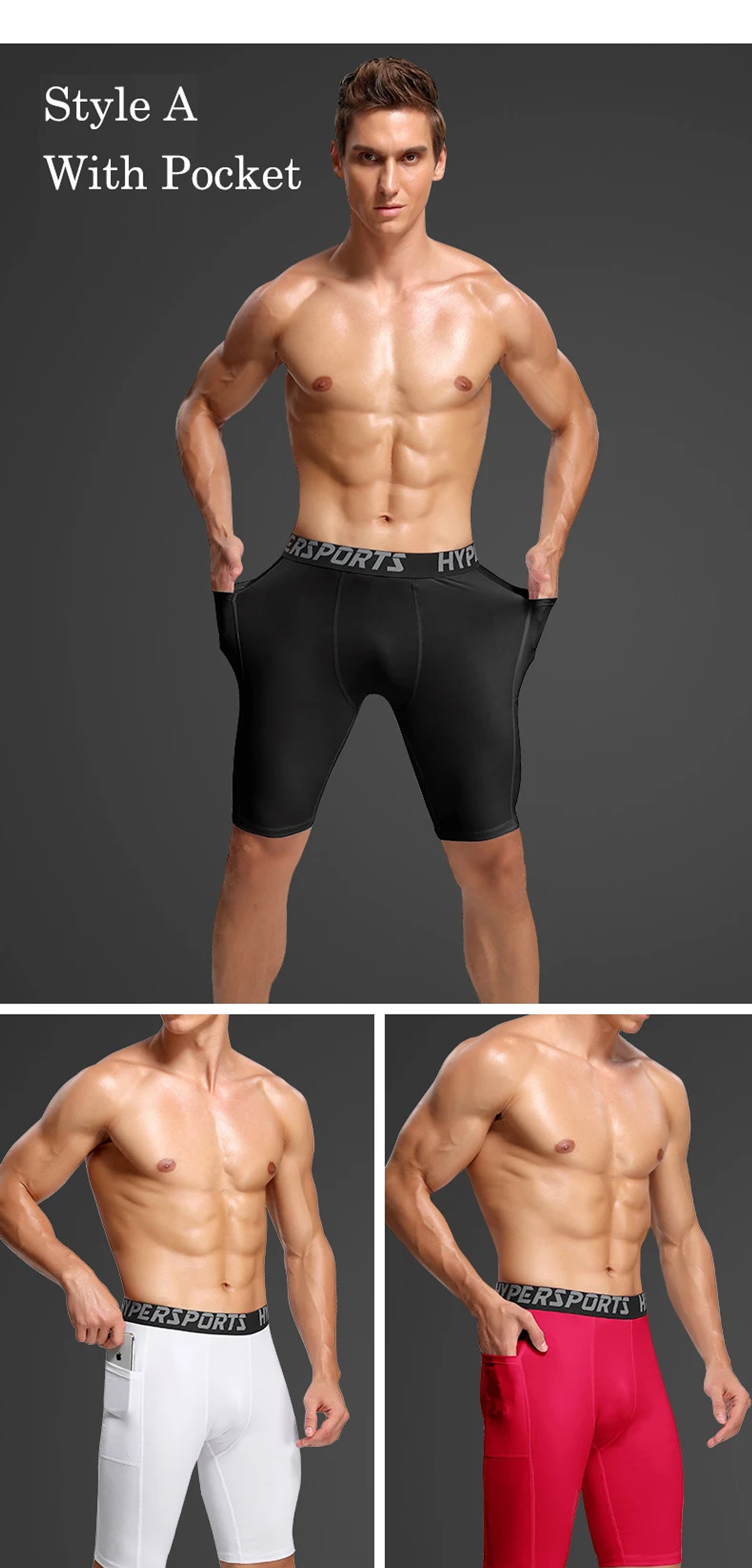 2025 Compression Shorts Men 
 22