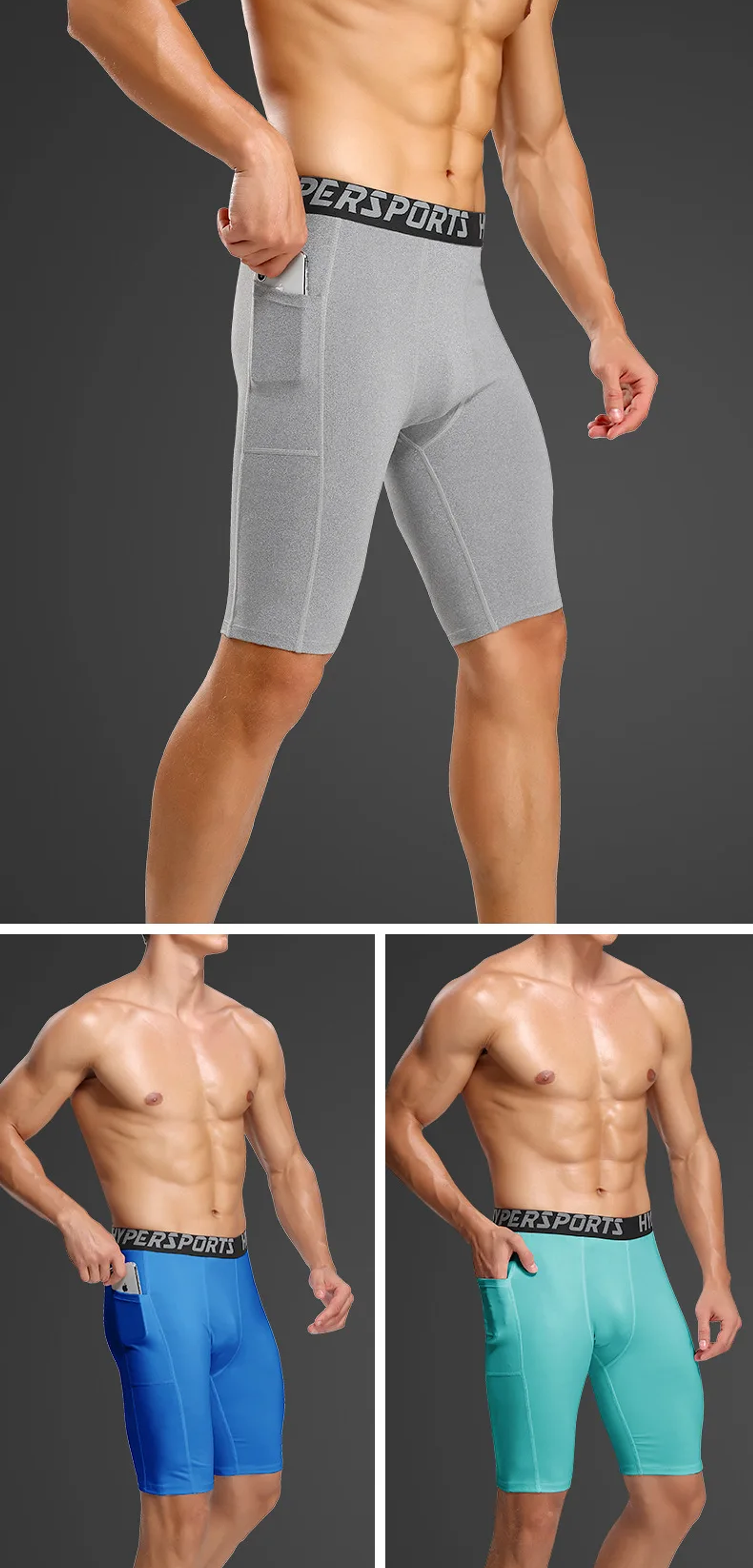 2025 Compression Shorts Men 
 23