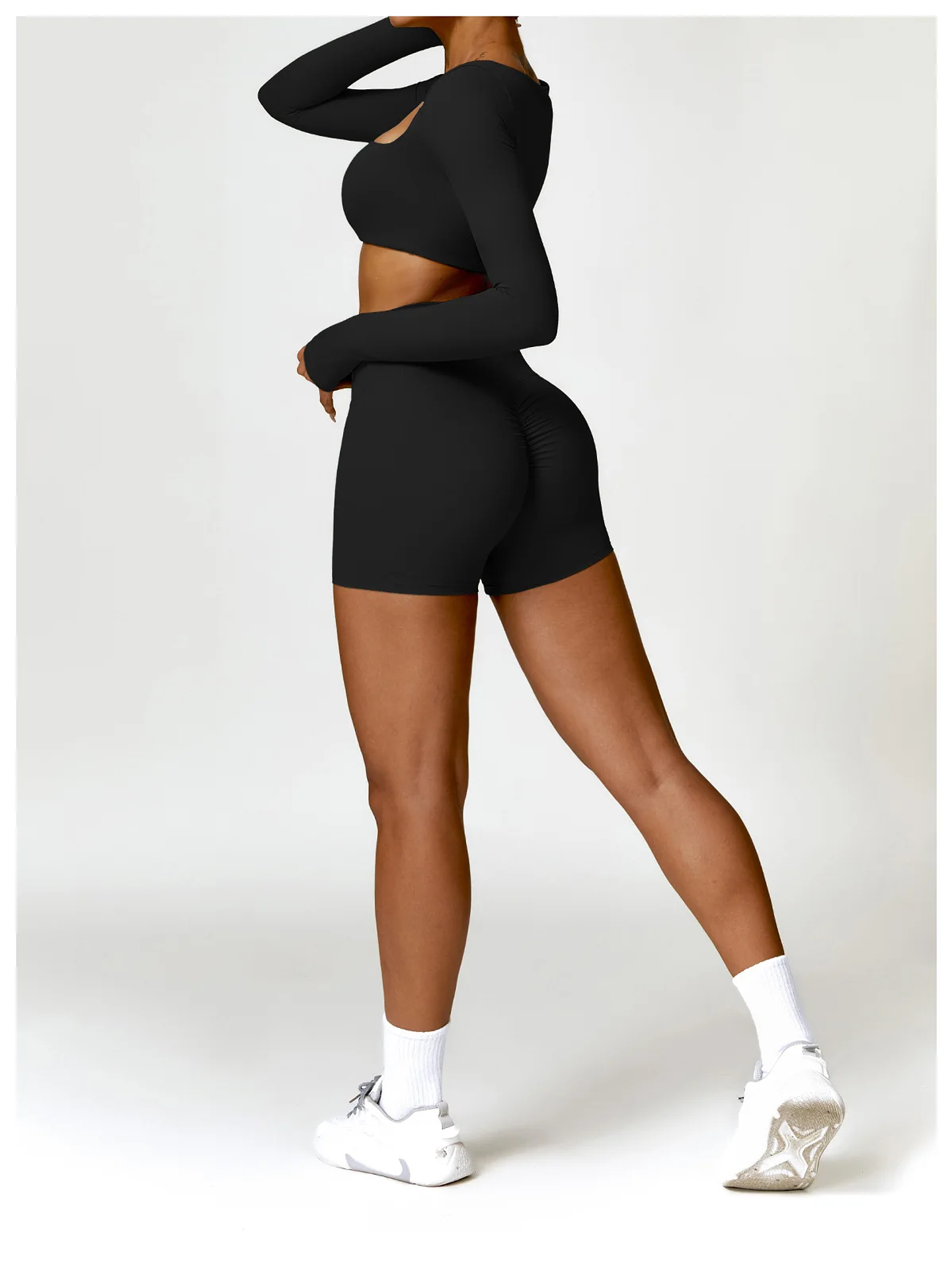 Ctenkevet Solid Color Women Fitness Quick-Dry Sport Short Women  39