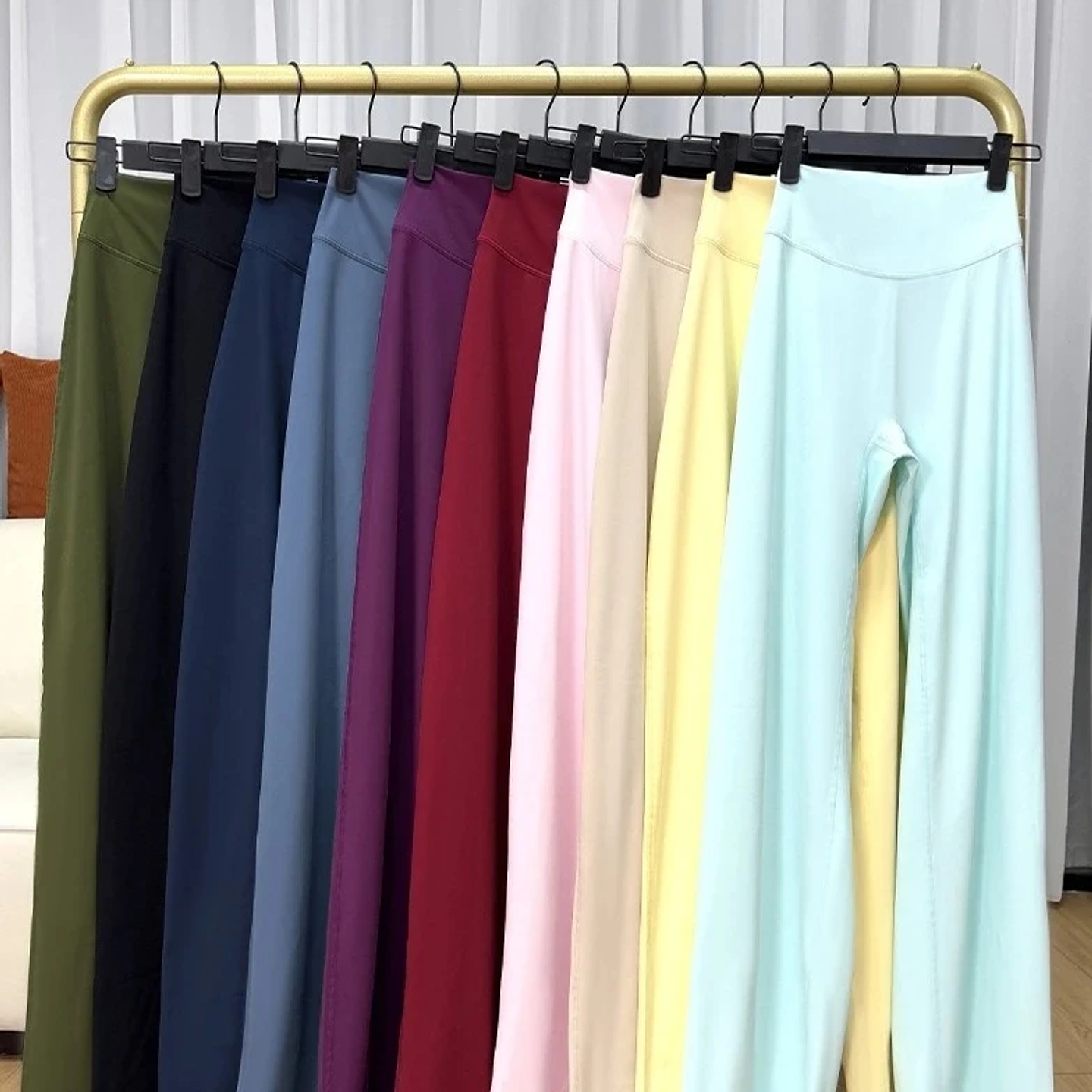 STOUREG Sport Trousers Straight-Leg Pants Ultra Soft Butter Fabric Women's  25