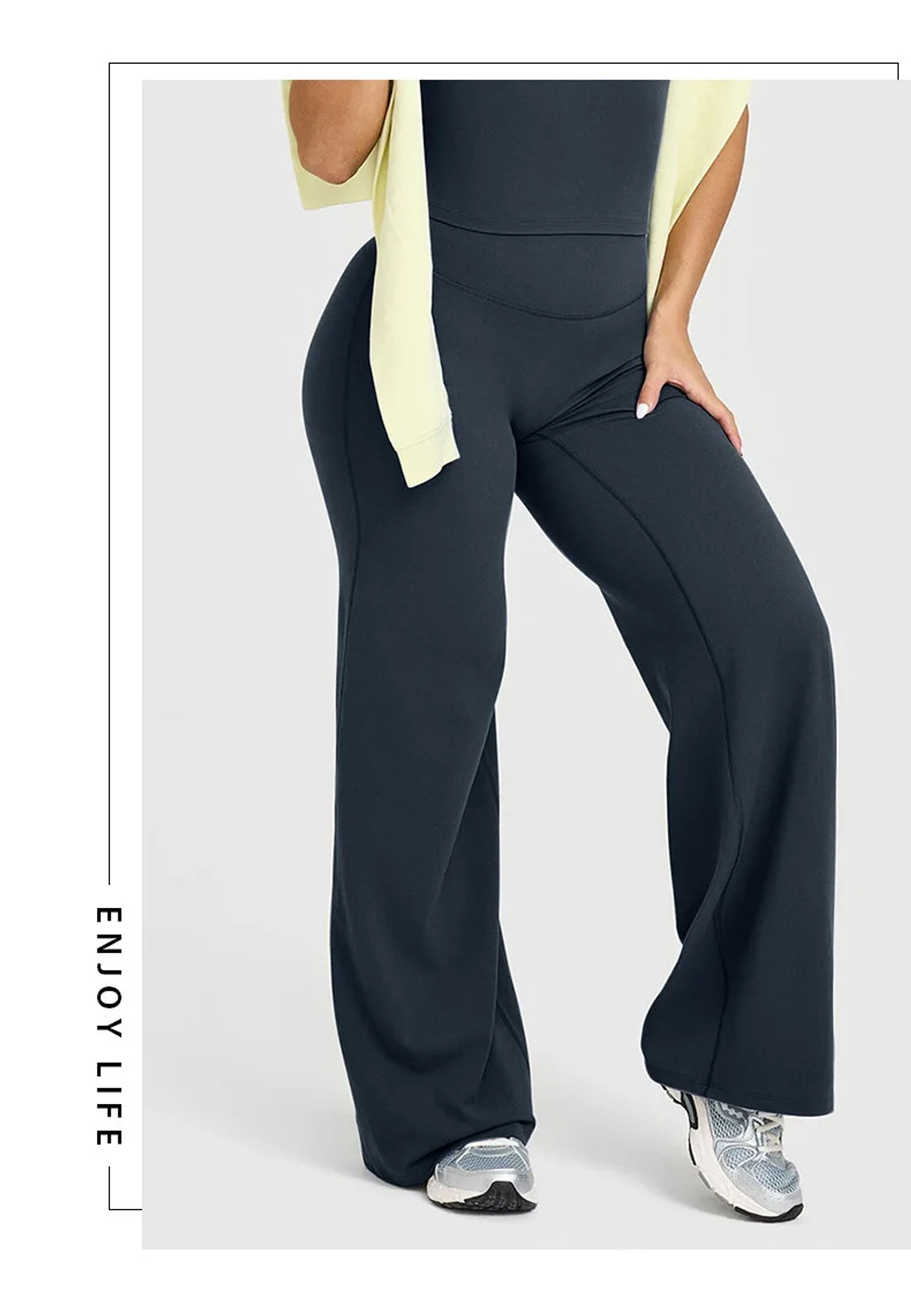 STOUREG Sport Trousers Straight-Leg Pants Ultra Soft Butter Fabric Women's  36