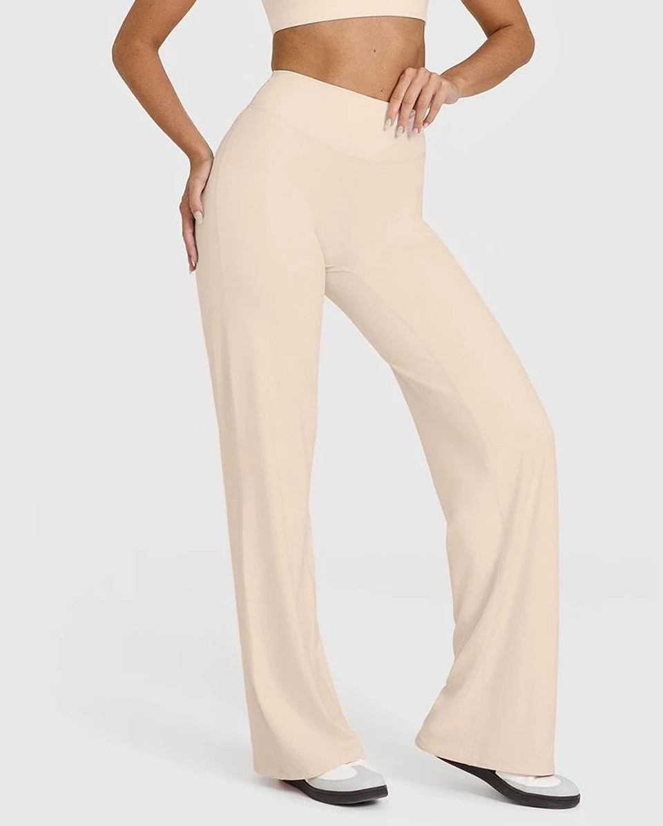 STOUREG Sport Trousers Straight-Leg Pants Ultra Soft Butter Fabric Women's  38