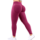 Seamless Women Solid Waist Yoga Pants Three-section Waist Sexy 
 - Miniatura 15