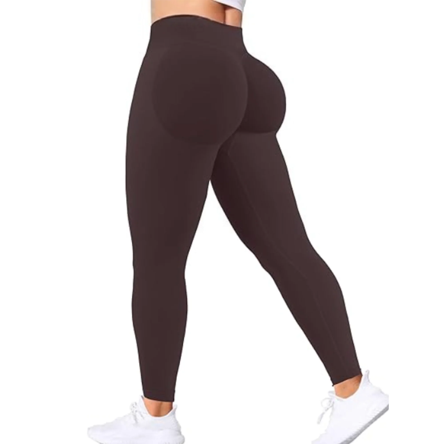 Seamless Women Solid Waist Yoga Pants Three-section Waist Sexy 
 20