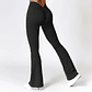V-shaped Hip Yoga Pants Flare Leggings Women  - Miniatura 2