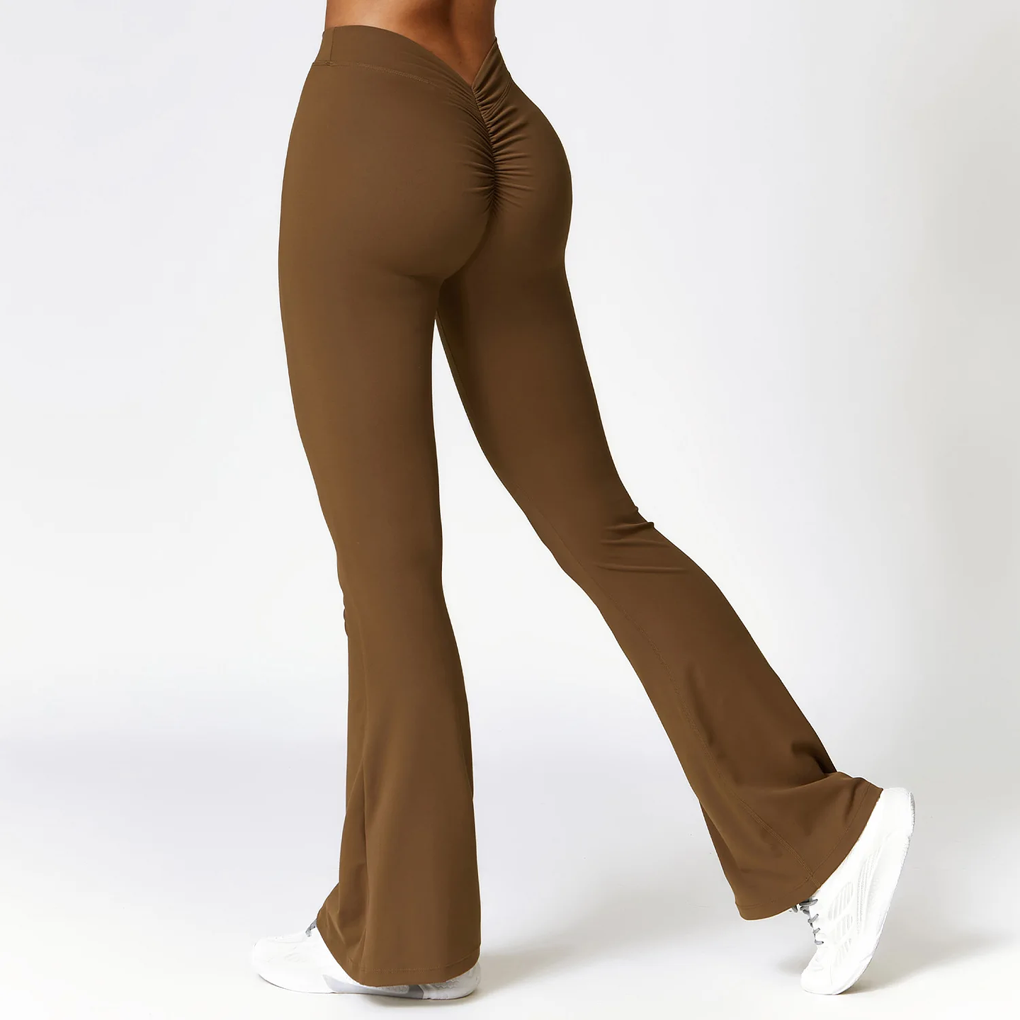 V-shaped Hip Yoga Pants Flare Leggings Women  3