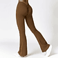 V-shaped Hip Yoga Pants Flare Leggings Women  - Miniatura 3