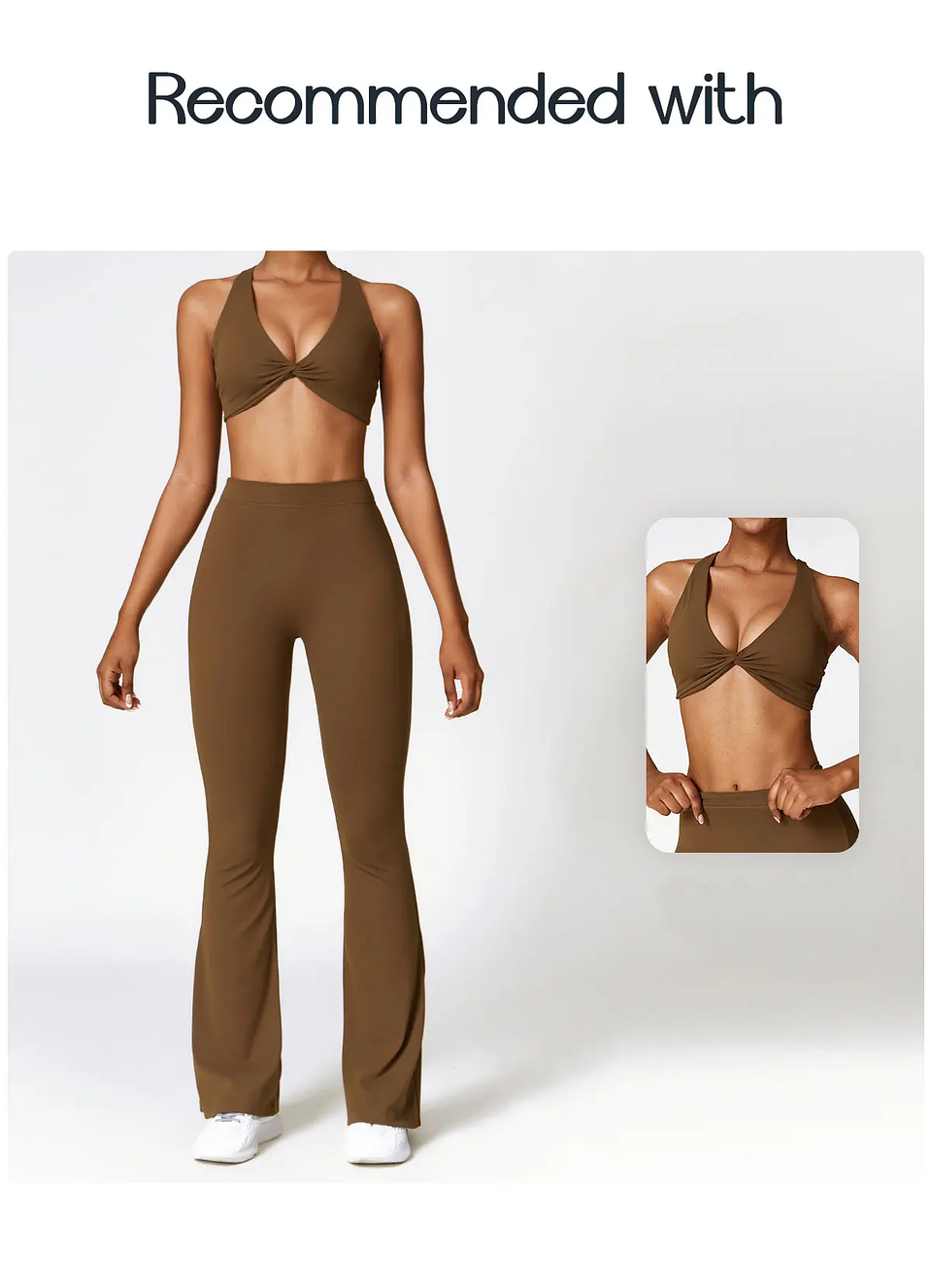 V-shaped Hip Yoga Pants Flare Leggings Women  10