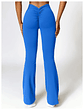 V-shaped Hip Yoga Pants Flare Leggings Women  - Miniatura 18