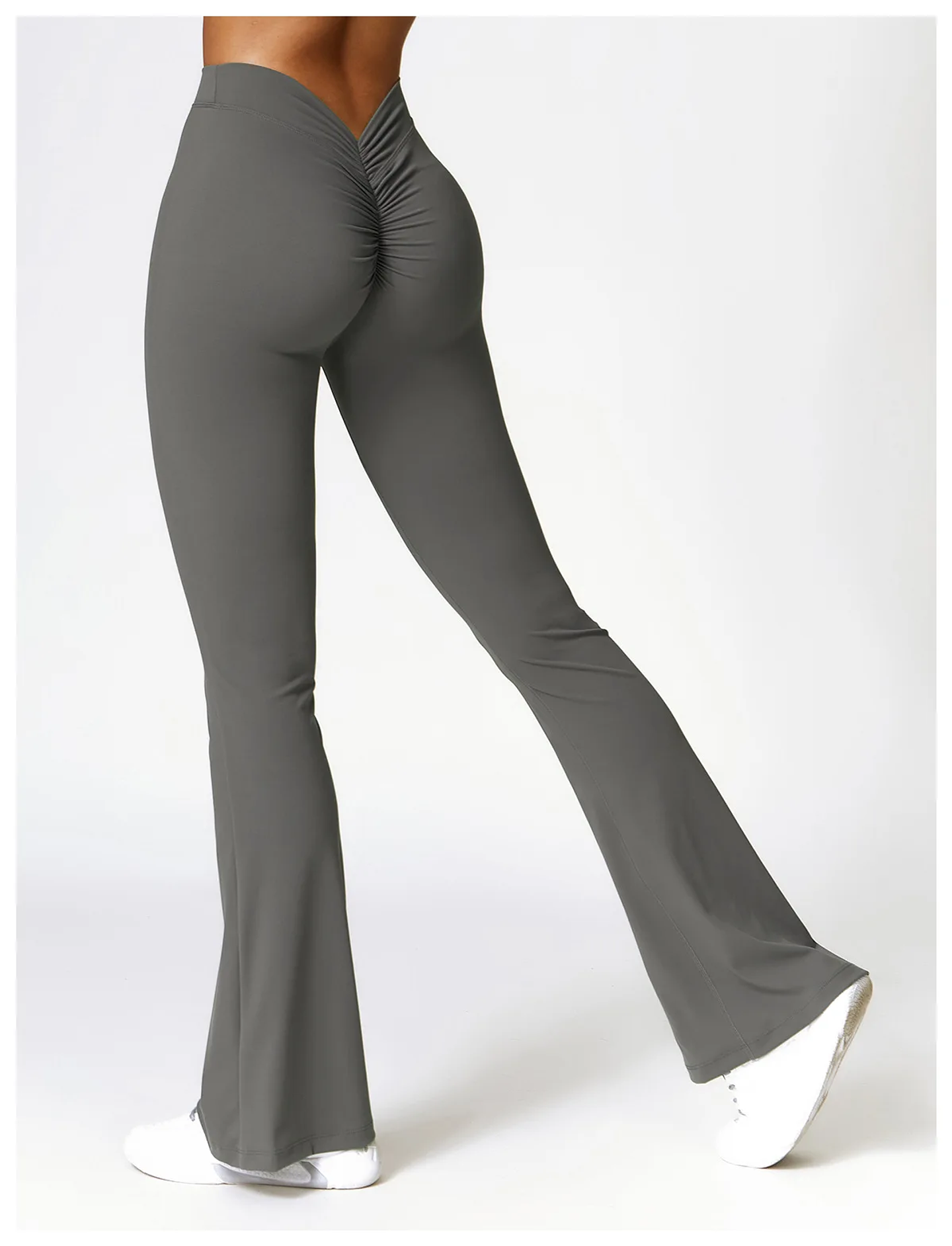 V-shaped Hip Yoga Pants Flare Leggings Women  26