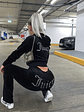 Women's Y2K Jogging Two-Piece Hooded Set Fall Winter Jogger  - Miniatura 16