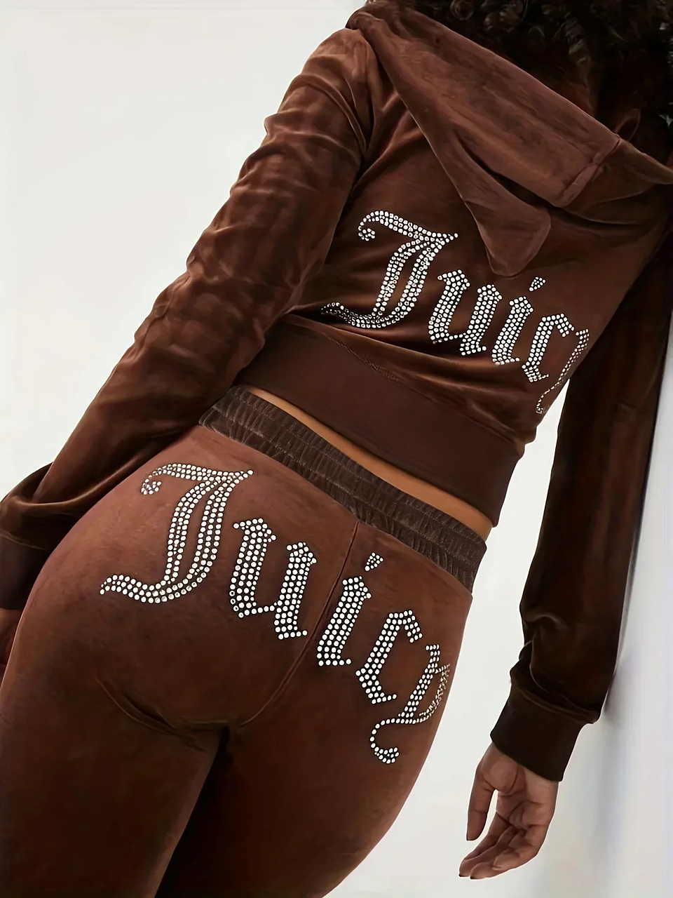 Women's Y2K Jogging Two-Piece Hooded Set Fall Winter Jogger  18