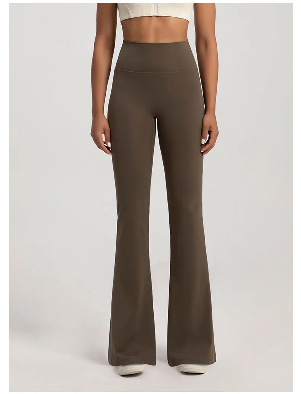 Naked High Waisted Waist Cinching Hip Lifting Fitness Exercise Elastic  12