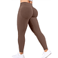 Summer Women Three Waist Gym Yoga Pants High Waist Peach Buttocks Solid Color  - Miniatura 12