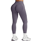 Summer Women Three Waist Gym Yoga Pants High Waist Peach Buttocks Solid Color  - Miniatura 24