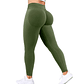 Summer Women Three Waist Gym Yoga Pants High Waist Peach Buttocks Solid Color  - Miniatura 26