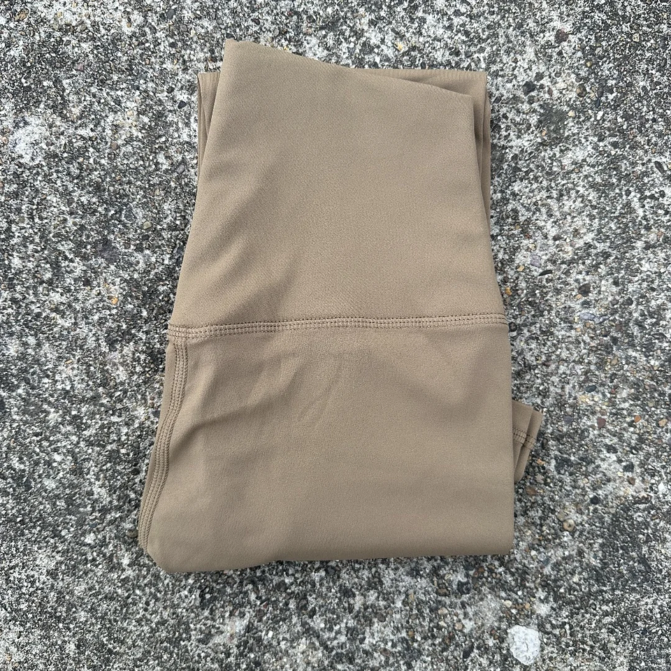 Solid Color Back Waist Pocket High Waist Yoga Legging Women  14