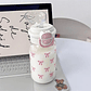 Cute Water Bottle with Straw Portable Plastic  - thumbnail 9