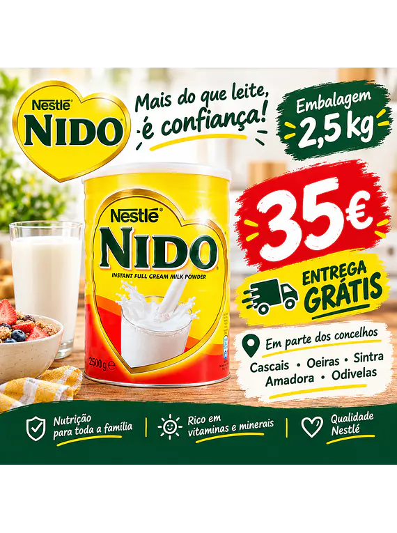 Leite Nido 2.5Kg