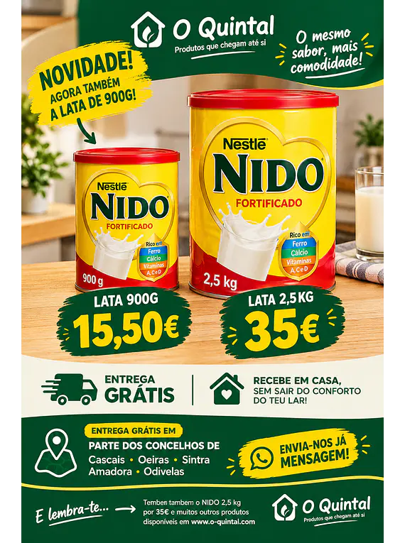 Leite Nido Nestle
