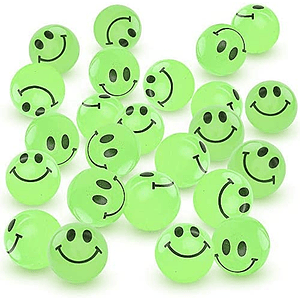 Pelotas saltarinas oscuridad (pack 6 unidades)