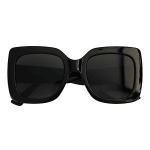 Lentes cuadrados negro (unidad)