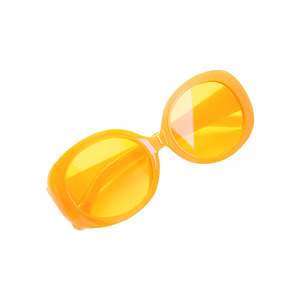 Lentes ovoides naranjos