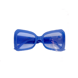 Lentes trapecio azul