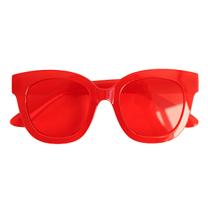 Lentes estilo Jack rojo (unidad)