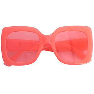 Lentes cuadrados rosado