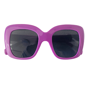 Lentes cuadrados morados