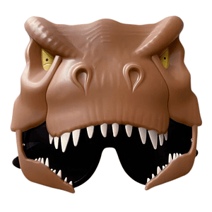 Lentes protección dinosaurio café