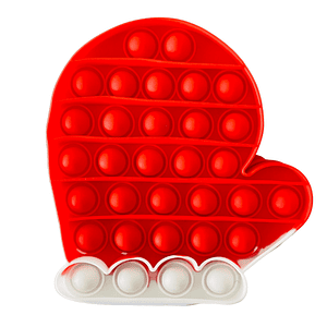 Pop it guante navideño