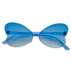 Lentes mariposa azules