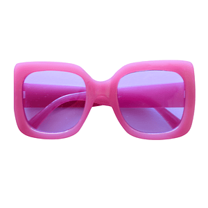 Lentes cuadrados morados
