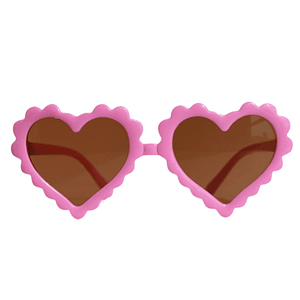 Lentes corazón rosados