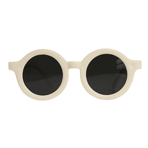 Lentes redondos crema