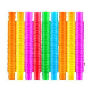 Tubos sensoriales grandes (6 unidades)