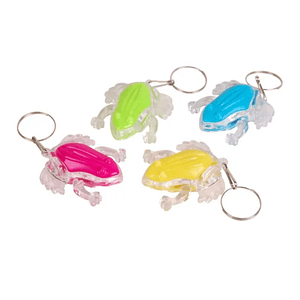 Llavero linterna rana (4 unidades)