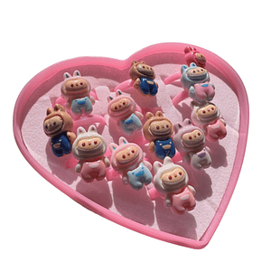 Anillos Labubu (12 unidades)