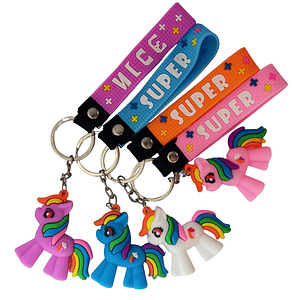 llaveros unicornio (4 unidades)