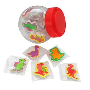 Gomitas de borrar dinosaurio (18 unidades)