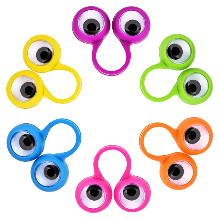 Anillos ojitos locos (10 unidades) 1