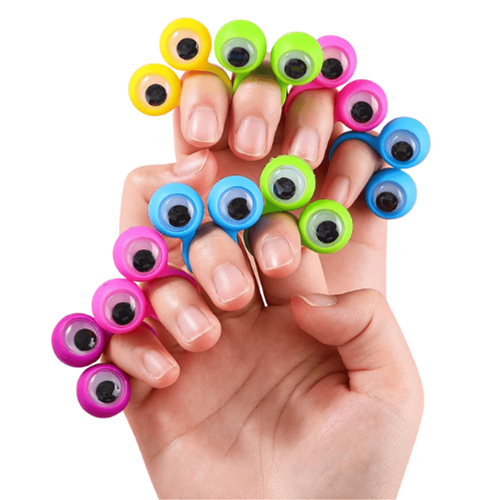 Anillos ojitos locos (10 unidades) 5