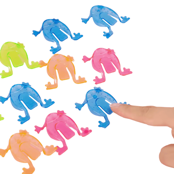 Ranitas saltarinas (10 unidades) 4