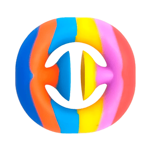 Snapper Fidget toy multicolor