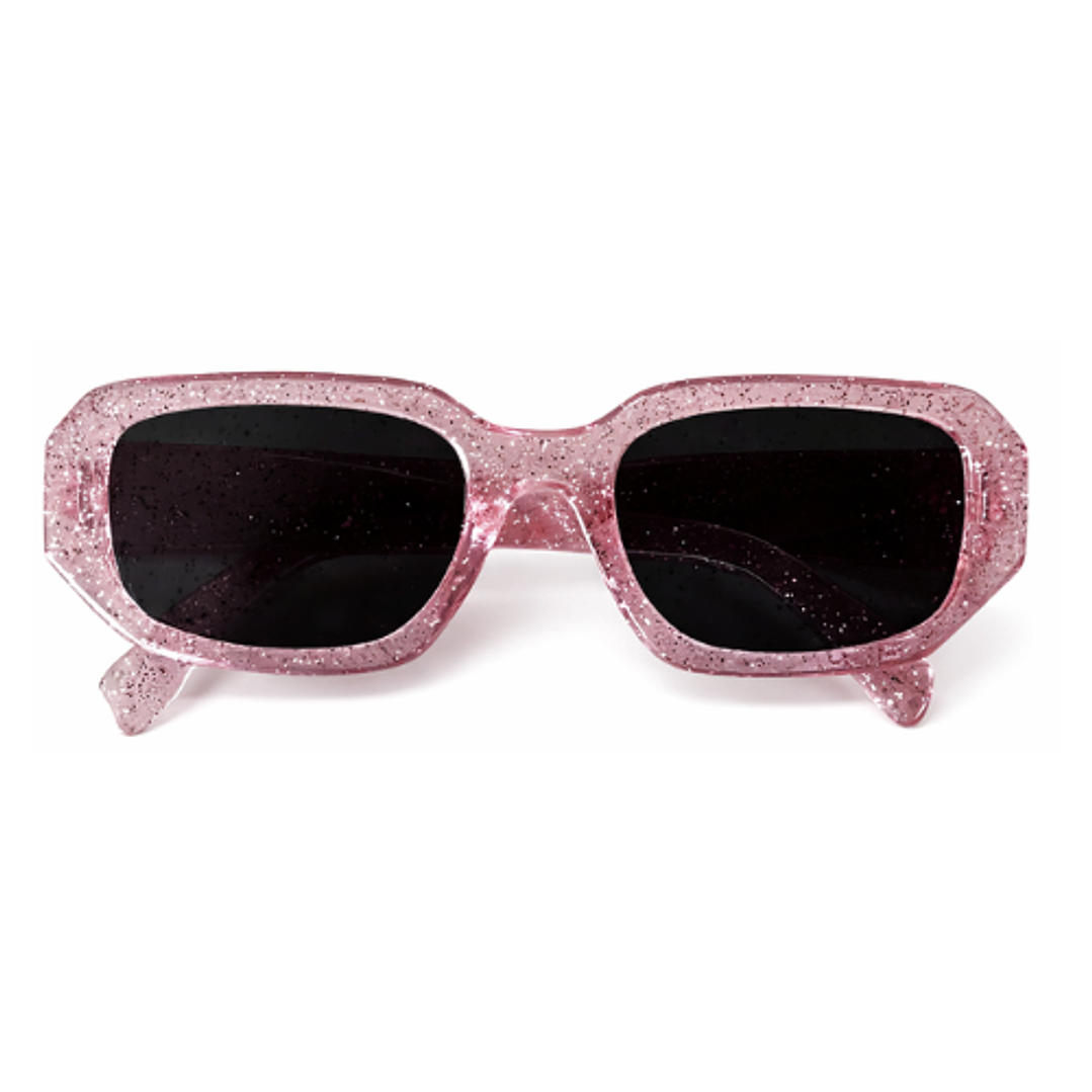 Lentes glitter rosa 1